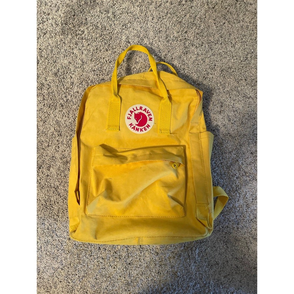 Fjallraven Kanken Yellow Classic Backpack